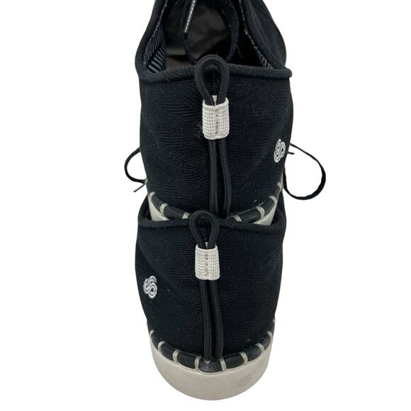 Cloudsteppers by Clark’s Glow Lace Sneakers Women’s Size 8 Black Canvas Comfort - Picture 8 of 10